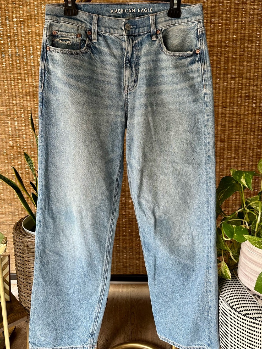 American Eagle Strigid Ex-Boyfriend Jeans Women’s 2 Short